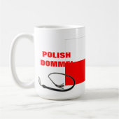 POLNISCHES DOMME! KAFFEETASSE (Links)
