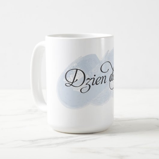 Polnisches - Dzien dobry Kaffeetasse (Vorderseite Links)