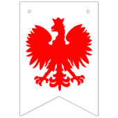 Polnisches Eagle, das Flagge mit dem Kopfe stößt (Zweite Fahne)