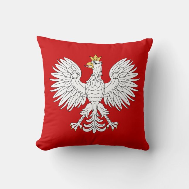 Polnisches Eagle Kissen (Vorderseite)