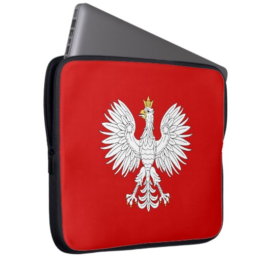 Polnisches Eagle Laptopschutzhülle (Vorne Rechts)
