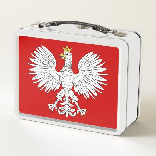 Polnisches Eagle Metall Lunch Box (Rückseite)