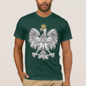 Polnisches Eagle mit Goldkrone T-Shirt (Vorderseite)