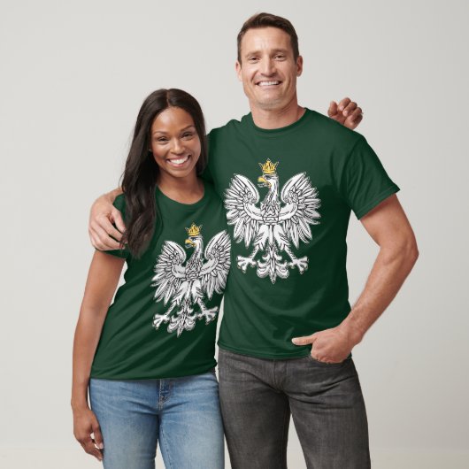 Polnisches Eagle mit Goldkrone T-Shirt (Unisex)