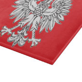 Polnisches Eagle mit Goldkronen-Schneidebrett Schneidebrett (Ecke)