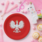 Polnisches Eagle Pappteller (Party)