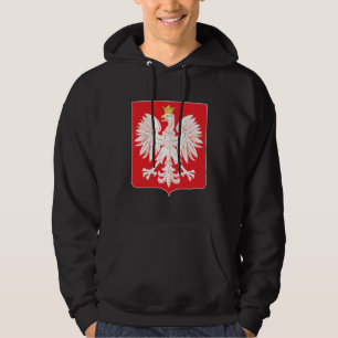 Polnisches Eagle-Rot-Schild Hoodie