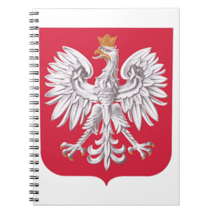 Polnisches Eagle-Schild Notizblock