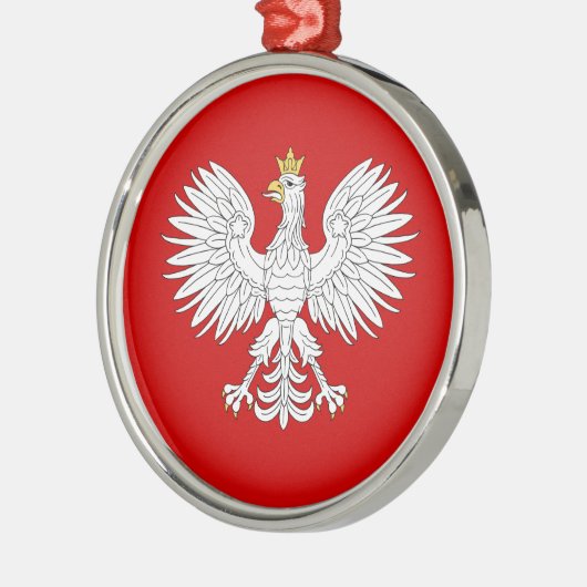Polnisches Eagle Silbernes Ornament (Links)