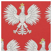 Polnisches Eagle Stoff (Nahaufnahme)