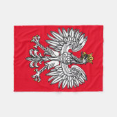 Polnisches Eagle triumphierend Fleecedecke (Vorderseite (Horizontal))