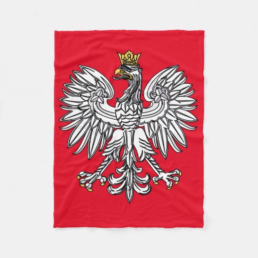 Polnisches Eagle triumphierend Fleecedecke (Vorderseite)