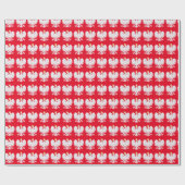 Polnisches Eagle Wrapping Paper Geschenkpapier (Flach)