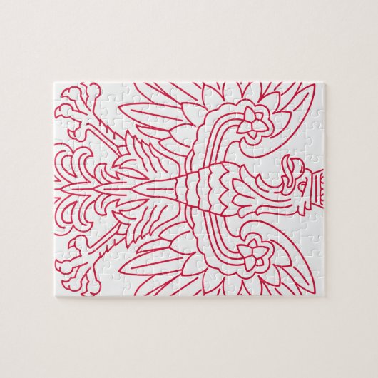 Polnisches Emblem - Polen-Schild - Polska Kraut Puzzle (Horizontal)