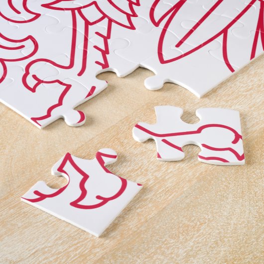 Polnisches Emblem - Polen-Schild - Polska Kraut Puzzle (Seite)