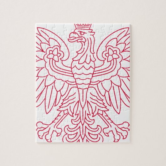 Polnisches Emblem - Polen-Schild - Polska Kraut Puzzle (Vertikal)