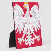Polnisches Emblem - Polnischer Schild - Polska her Fotoplatte (Seite)