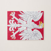 Polnisches Emblem - Polnischer Schild - Polska-Krä Puzzle (Horizontal)