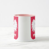 Polnisches Emblem - Polnischer Schild - Polska-Krä Tasse (Zentrum)