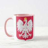 Polnisches Emblem - Polnischer Schild - Polska-Krä Tasse (Links)