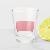 Polnisches Flachglas Schnapsglas (Rückseite)