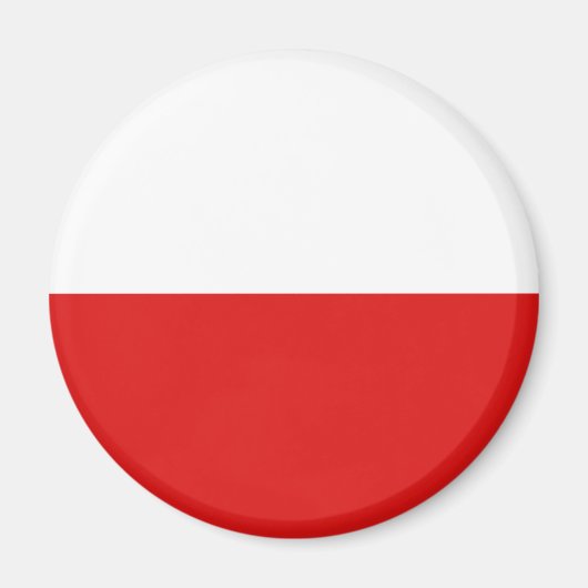 Polnisches Flag-Magnet Magnet (Vorne)