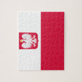 Polnisches FlaggenEmblem - Polska Polen - Herb Pol Puzzle (Vertikal)