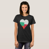 Polnisches Flaggenherz T-Shirt (Vorne ganz)