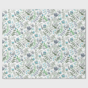 Polnisches Folkkunstmuster für die polnische Blume Geschenkpapier