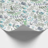 Polnisches Folkkunstmuster für die polnische Blume Geschenkpapier (Ecke)