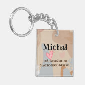 Polnisches Geschenk für ihn Freund Polen po polsku Schlüsselanhänger (Vorderseite links)