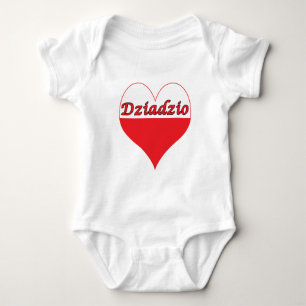 Polnisches Herz Dziadzio Baby Strampler