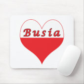 Polnisches Herz Mousepad (Mit Mouse)