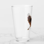 Polnisches Hühnerglas Glas (Rechts)