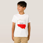 Polnisches Kartenpng T-Shirt (Vorne ganz)