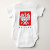 Polnisches Kielbasa 2 Seiten Baby Strampler (Rückseite)