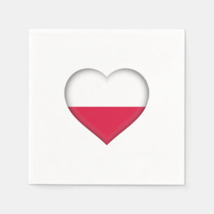 Polnisches Liebe Papier Napkins Serviette