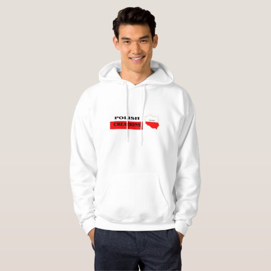 Polnisches Logo 1 Hoodie (Vorne ganz)