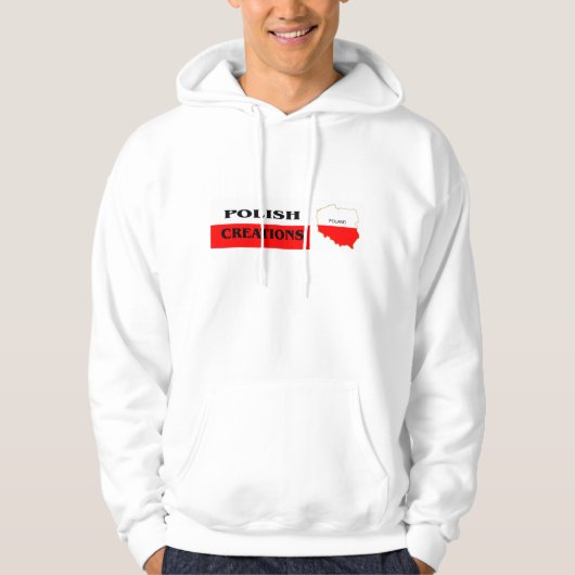Polnisches Logo 1 Hoodie (Vorderseite)