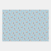 Polnisches Lowland Sheepdog Malerei Original Hunde Geschenkpapier Set (Vorderseite)