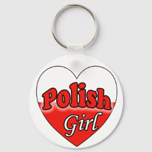 Polnisches Mädchen Schlüsselanhänger