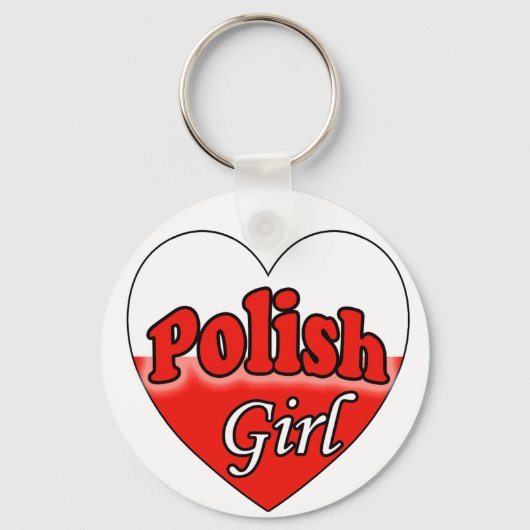 Polnisches Mädchen Schlüsselanhänger (Vorderseite)