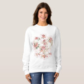 Polnisches Mit BlumenEagle Sweatshirt (Vorne ganz)