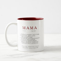 Polnisches Mummgeschenk - MAMA Definition braun