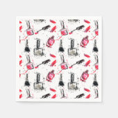 Polnisches Muster für Aquarellnagestriche Serviette (Vorderseite)