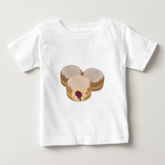 Polnisches Paczki Baby T-shirt (Vorderseite)