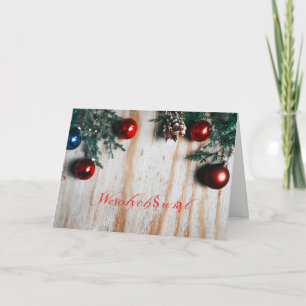 Polnisches/Polski - frohe Weihnachten/Wesołych Feiertagskarte