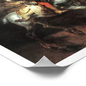 Polnisches Rider Vintag Art Print Poster (Ecke)