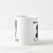 Polnisches Schwinghuhn mit Haube Kaffeetasse (Mittel)