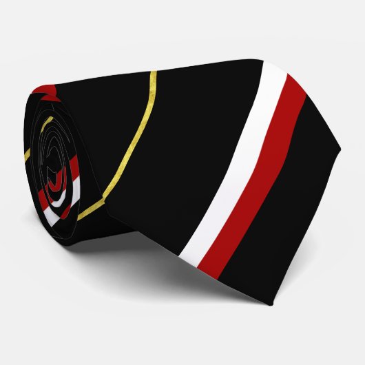 Polnisches stripes Flagge Krawatte (Gerollt)